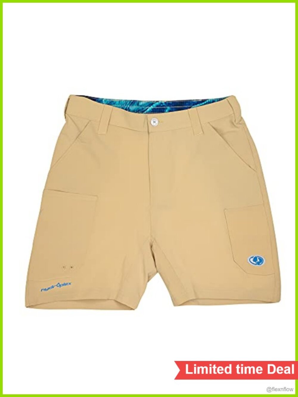 Mossy Oak Mens Quick Dry Flex Fishing Shorts Polyester Elastane Outdoor